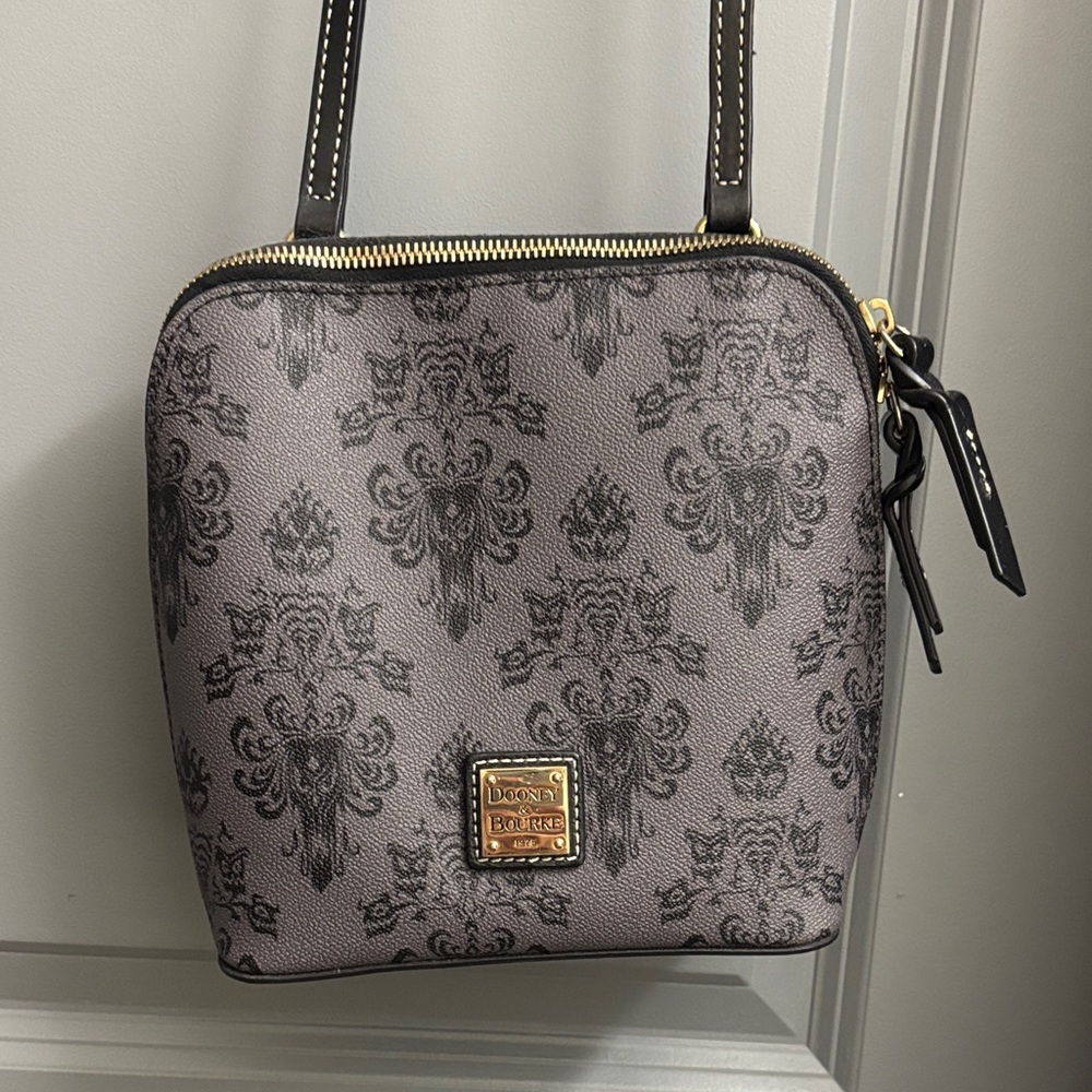 Dooney & Bourke Haunted Mansion Wallpaper Print Crossbody